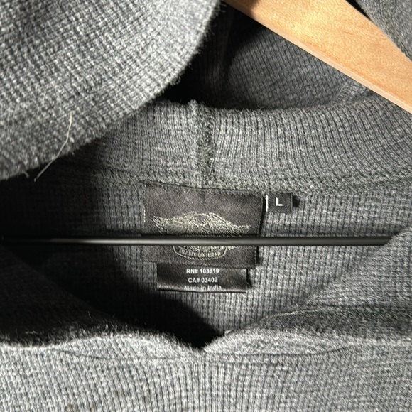 Harley Davidson Thermal Pullover Hoodie - Picture 3 of 7